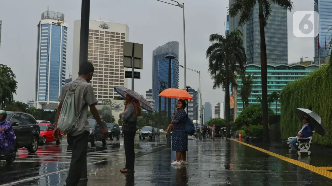 Cuaca Jakarta Hari Ini: Sebagian Wilayah Diprediksi Hujan Ringan