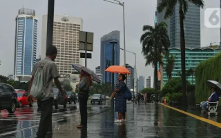 Cuaca Jakarta Hari Ini: Sebagian Wilayah Diprediksi Hujan Ringan