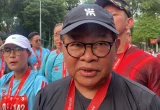 Pramono Anung Finis 10K di Jakarta Running Festival