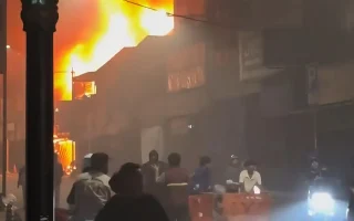 Tiga Ruko di Suryakencana Bogor Terbakar, Akses Ditutup