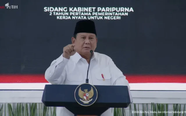 Prabowo ke Kabinet: Saya Bangga Menjadi Presidenmu