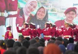 Momen Haru Hari Santri, Siswa Sekolah Rakyat Baca Puisi