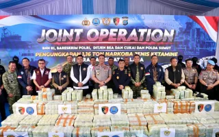 Penggagalan Penyelundupan 1,16 Ton Ketamin Jadi Kado 2 Tahun Prabowo-Gibran