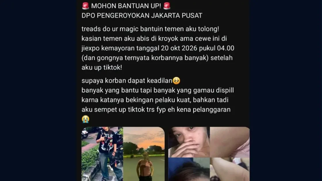 Viral Dugaan Pengeroyokan Wanita di JIExpo Kemayoran