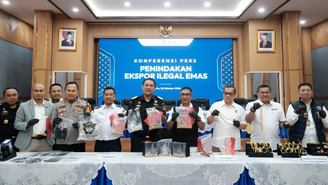Bea Cukai Ungkap 127 Kasus Emas Ilegal Senilai Rp1,02 Triliun