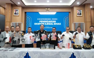Bareskrim Bidik Sumber Emas Ilegal Hingga ke Tambang