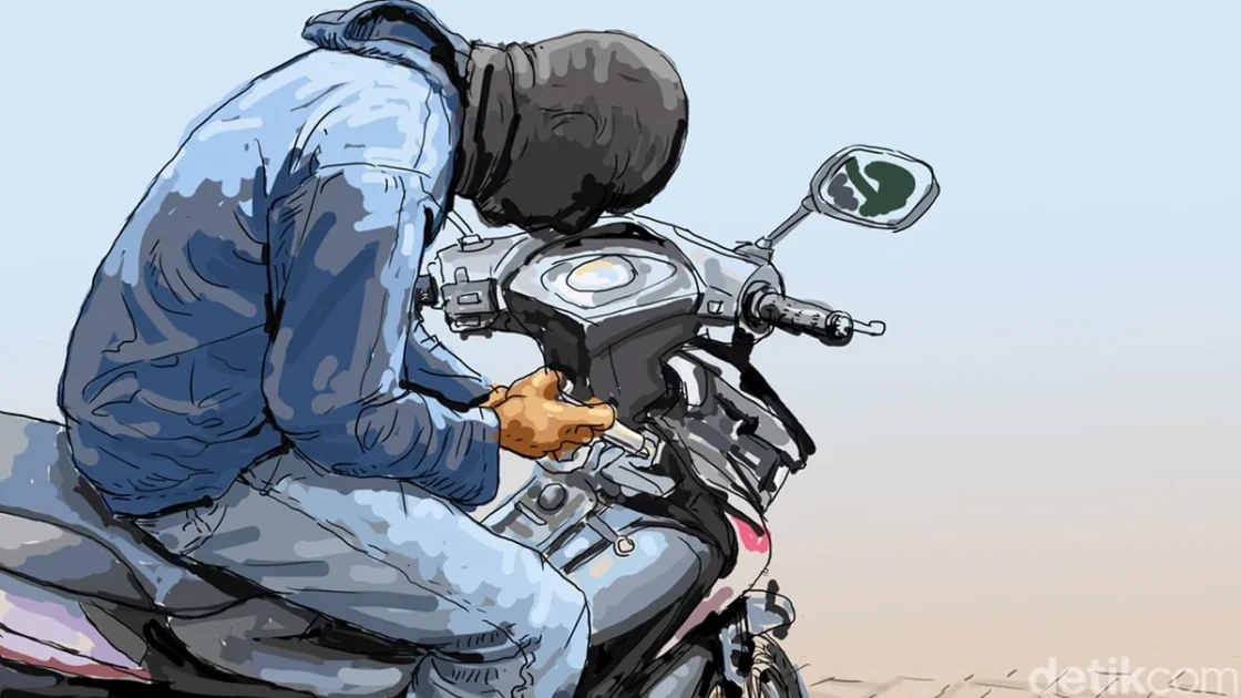 Maling Motor di Bekasi Dikepung Warga hingga Minta Ampun