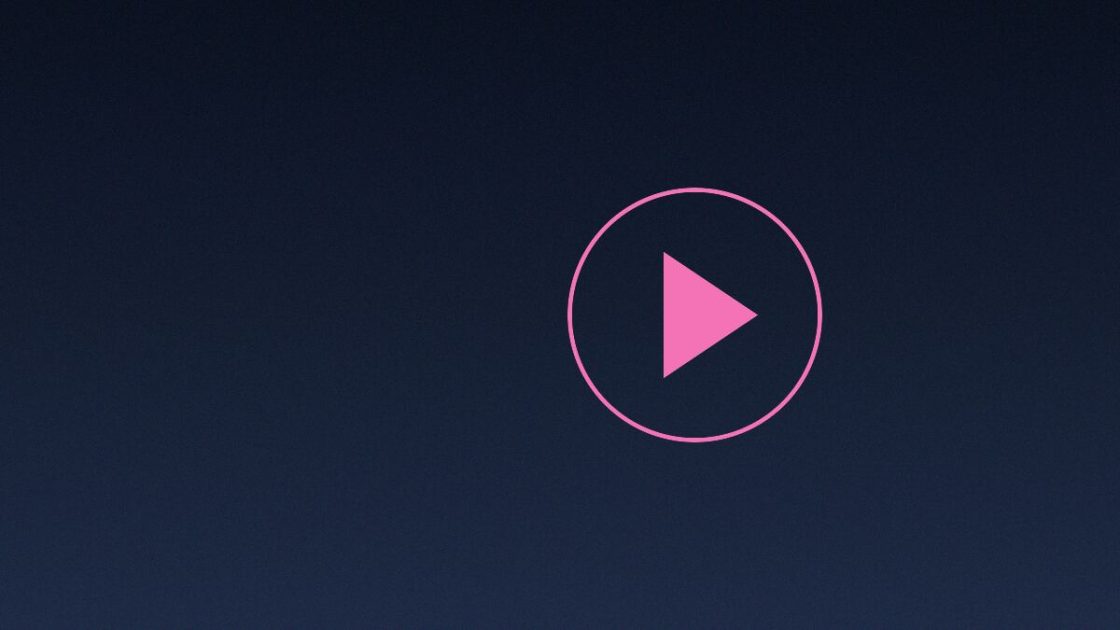 Ilustrasi tombol putar untuk video TikTok