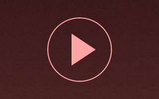 Ilustrasi tombol putar video vertikal
