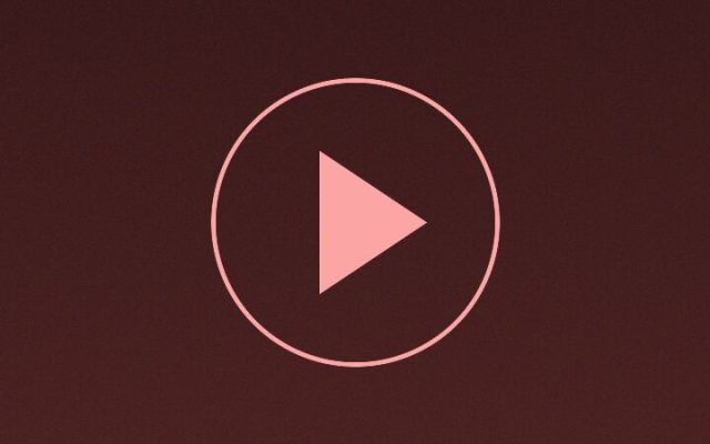 Ilustrasi tombol putar video vertikal