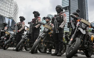 9.505 Personel Gabungan Amankan Demo di Jakarta