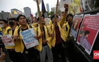 Mahasiswa Gelar Demo Serentak di Tiga Kota Soroti 2 Tahun Prabowo-Gibran