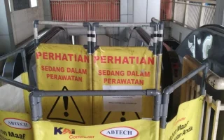 Eskalator Peron 1 Stasiun Kebayoran Mati Sepekan