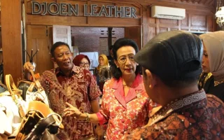 GKR Hemas Minta Perajin Kulit Bantul Jaga Mutu & Regenerasi