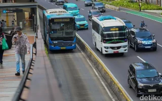 20 Rute Transjakarta Terdampak Macet, 6 Dihentikan Sementara