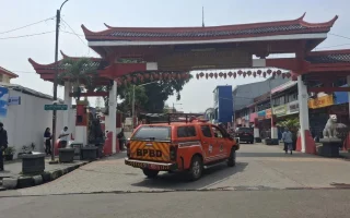 Jalan Suryakencana Bogor Dibuka Usai Kebakaran Tiga Ruko