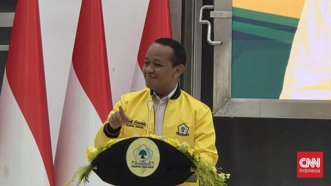 Bahlil Soroti Belum Ada Ketua Umum Golkar Jadi Presiden