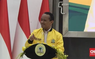 Bahlil Soroti Belum Ada Ketua Umum Golkar Jadi Presiden