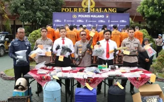 Polres Malang Ungkap 273 Kasus Kejahatan dalam Operasi Sikat