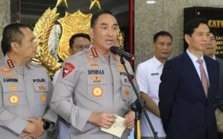 Kapolri Gandeng China Buru Pendana Lab Sabu 1,2 Ton di Aceh