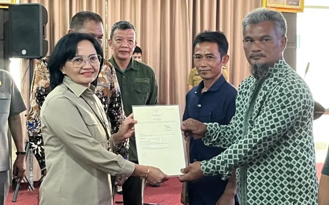 Kawasan Transmigrasi Anawua Dapat Rp3 M dan 40 Sertipikat