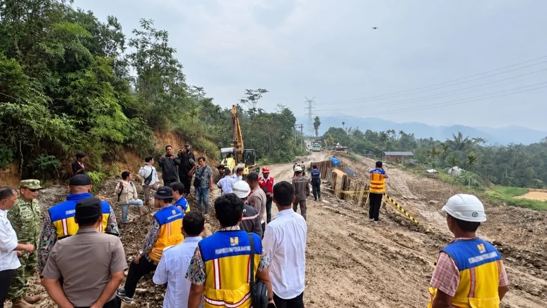 Jalur Tarutung-Sipirok Kembali Buka, Perbaikan Permanen Dikebut