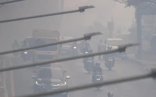 Kabut Asap Karhutla Palembang Bikin Omset Pedagang Anjlok