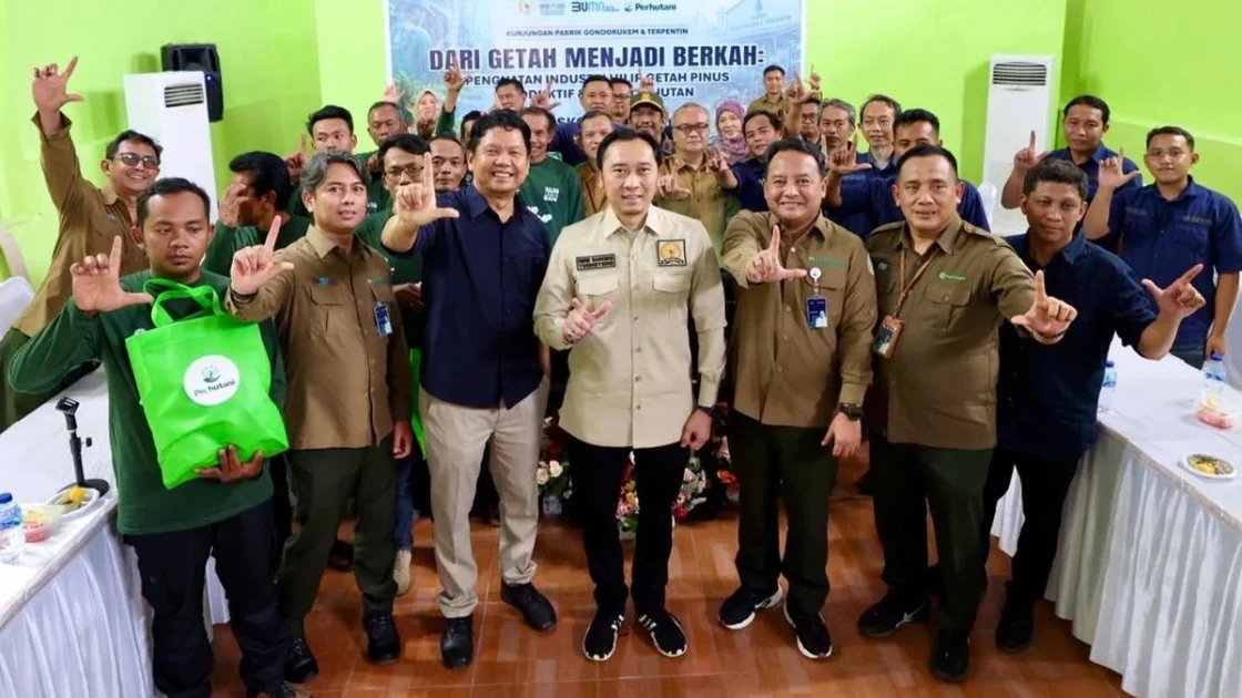 Ibas Dorong Hilirisasi Getah Pinus di Ponorogo