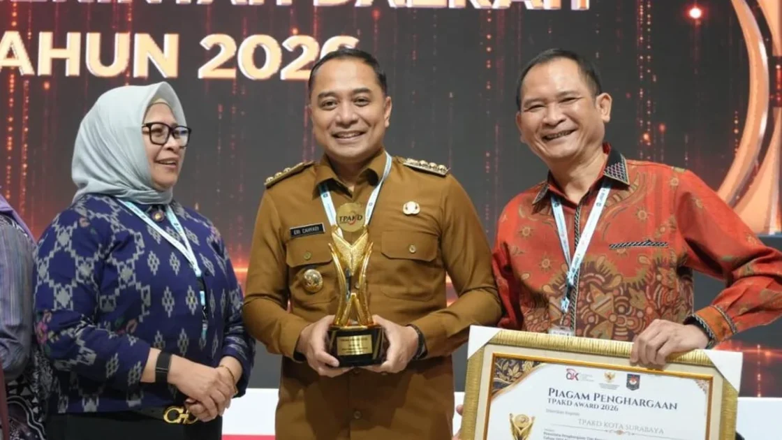 Pemkot Surabaya Raih TPAKD Award 2026 Terbaik se-Jawa-Bali