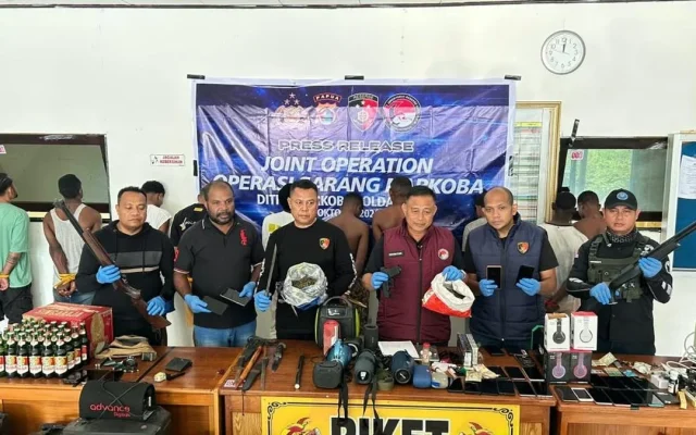 Kampung Vietnam Jayapura Digerebek, Polisi Sita 2 Karung Ganja