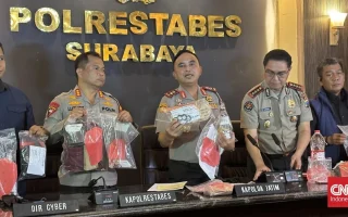 Polisi Tetapkan 1 Tersangka Demo di Grahadi Surabaya
