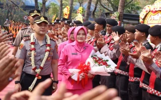 Polres Kepulauan Seribu Sambut AKBP Wikha Ardilestanto