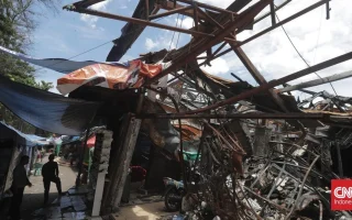 Eks Pasar Taman Puring Diubah Jadi Taman Setara
