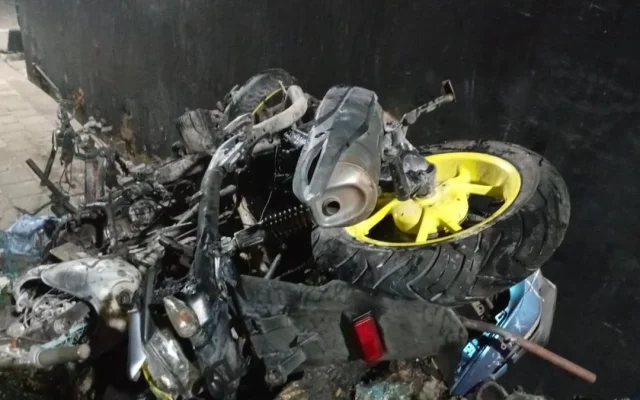 Geng Motor Ricuh di Makassar, Warga Bakar Motor Pelaku