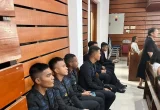 Personel Brimob Ikuti Ibadah Bersama Jemaat HKBP Pasar Minggu