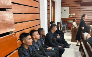 Personel Brimob Ikuti Ibadah Bersama Jemaat HKBP Pasar Minggu