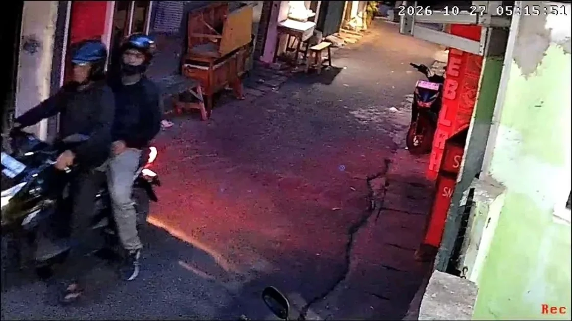 Polisi Usut Pencurian Motor Viral di Cempaka Putih