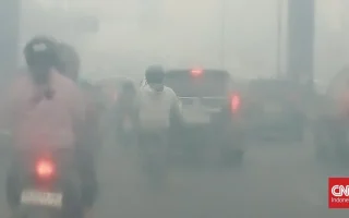 Dosen hingga Warga Palembang Keluhkan Kabut Asap Karhutla