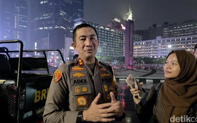 Wakapolda Metro Jaya Apresiasi Mahasiswa Demo Tertib di HI